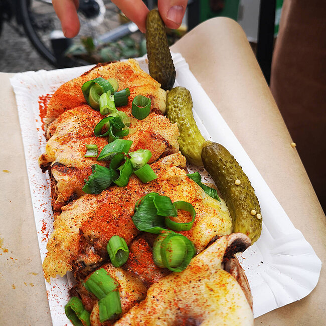 Original Schweizer Käse-Fondue, wir schlemmen uns über den Boxi in Berlin